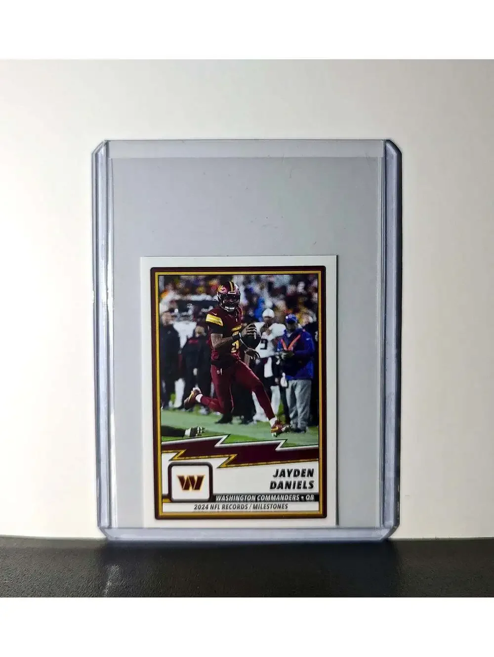 Jayden Daniels 2025 Panini NFL #28 Record/Milestone Sticker